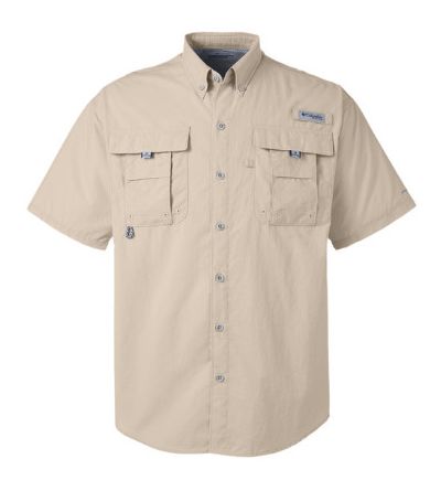 Columbia, Shirts, Columbia Pfg Khaki Light Weight Button Up Vented Fishing  Shirt Size Xl